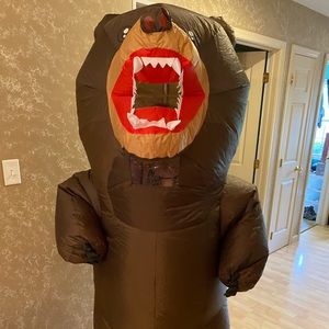 7-foot tall inflatable bear costume!!